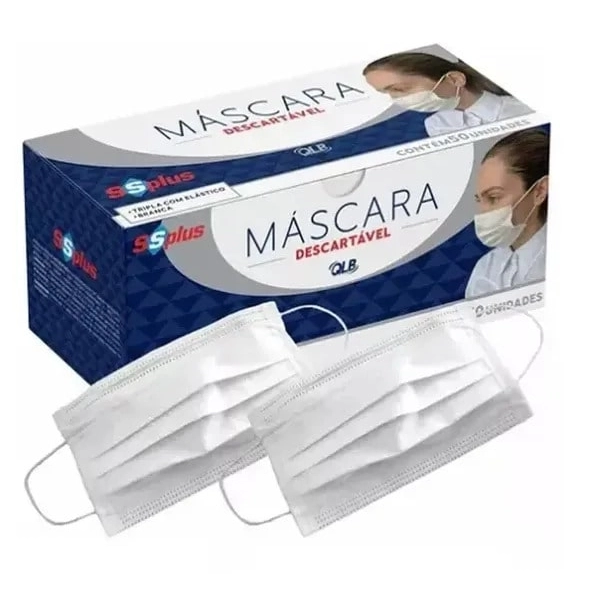 Kit 2 Caixas de Máscara SSPlus (50 Un. cada)