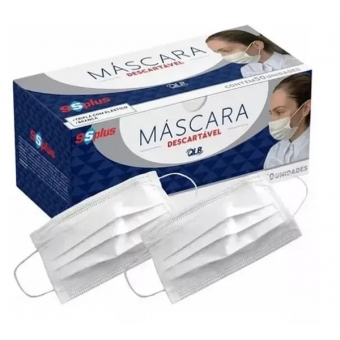 Kit 2 Caixas de Máscara SSPlus (50 Un. cada)
