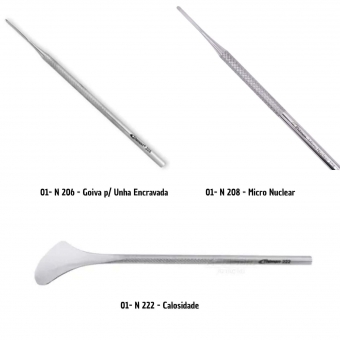 Kit Thimon: Goiva N206, Micro Nuclear N208 e Calosidade N222