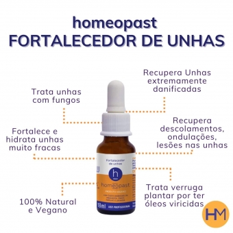 Homeopast Fortalecedor de Unhas 18ml