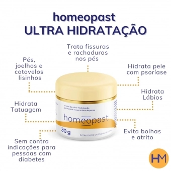 Homeopast Ultra Hidratação 30g