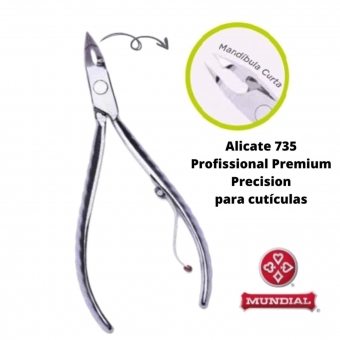 Alicate Mundial Profissional  735 Mandíbula Curta Aço Inox
