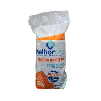 Algodão Hidrófilo Melhormed Não Estéril 500g