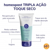 Homeopast Toque Seco com Tripla Ação - 50g