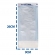 Envelope autosselante para Esterilização 9cm x 26cm - 200 Un. Hospflex