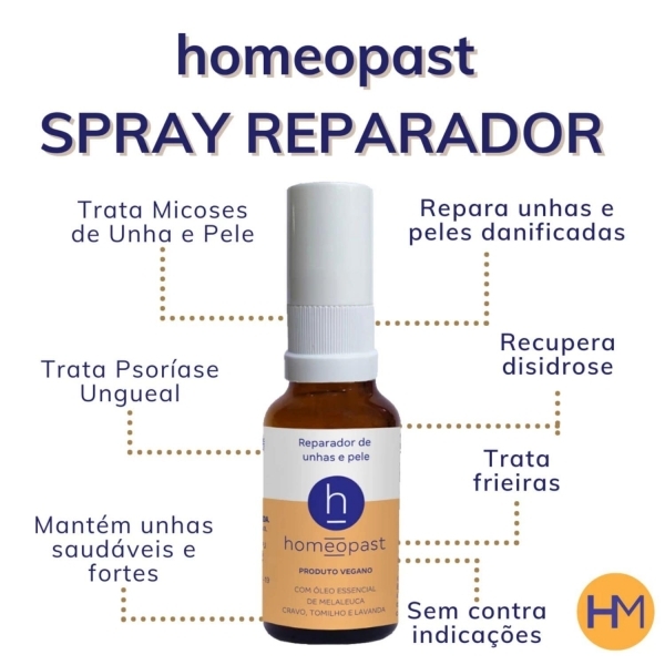 HOMEOPAST FORTALECEDOR DE UNHAS + REPARADOR DE PELE E UNHAS